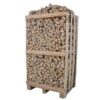 Droog beukenhout eiken brandhout op pallets/gedroogd eiken brandhout, ovenbrandhout
