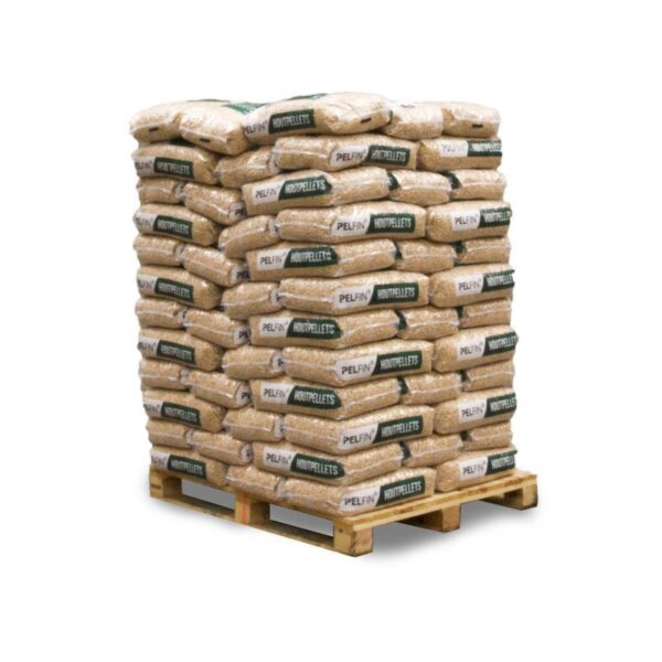 Houtpellets Pelfin Wit- 84 zakken á 12,5kg – 1050KG