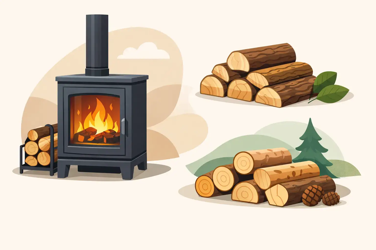 Mejor leña para estufa cuál elegir - rfflinkfirewood.com Mejor leña para estufa: cuál elegir