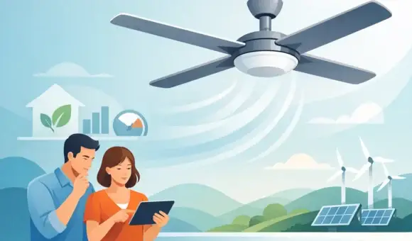 Ventilador de techo eficiente: cómo elegirlo