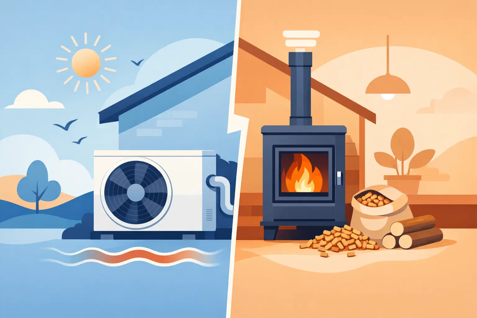 Bomba de calor vs pellets qué conviene más - rfflinkfirewood.com Bomba de calor vs pellets: qué conviene más
