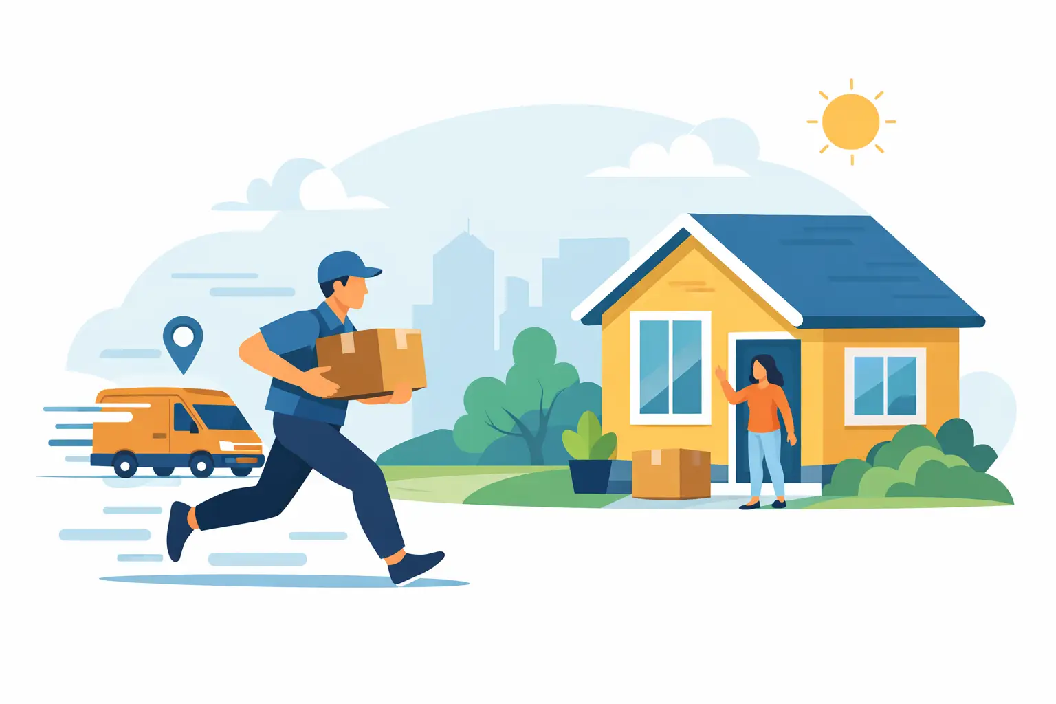 Entrega rápida a domicilio para tu hogar