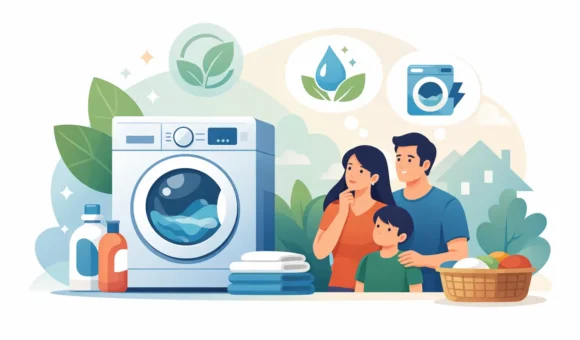 Lavadora eficiente para familia: qué elegir