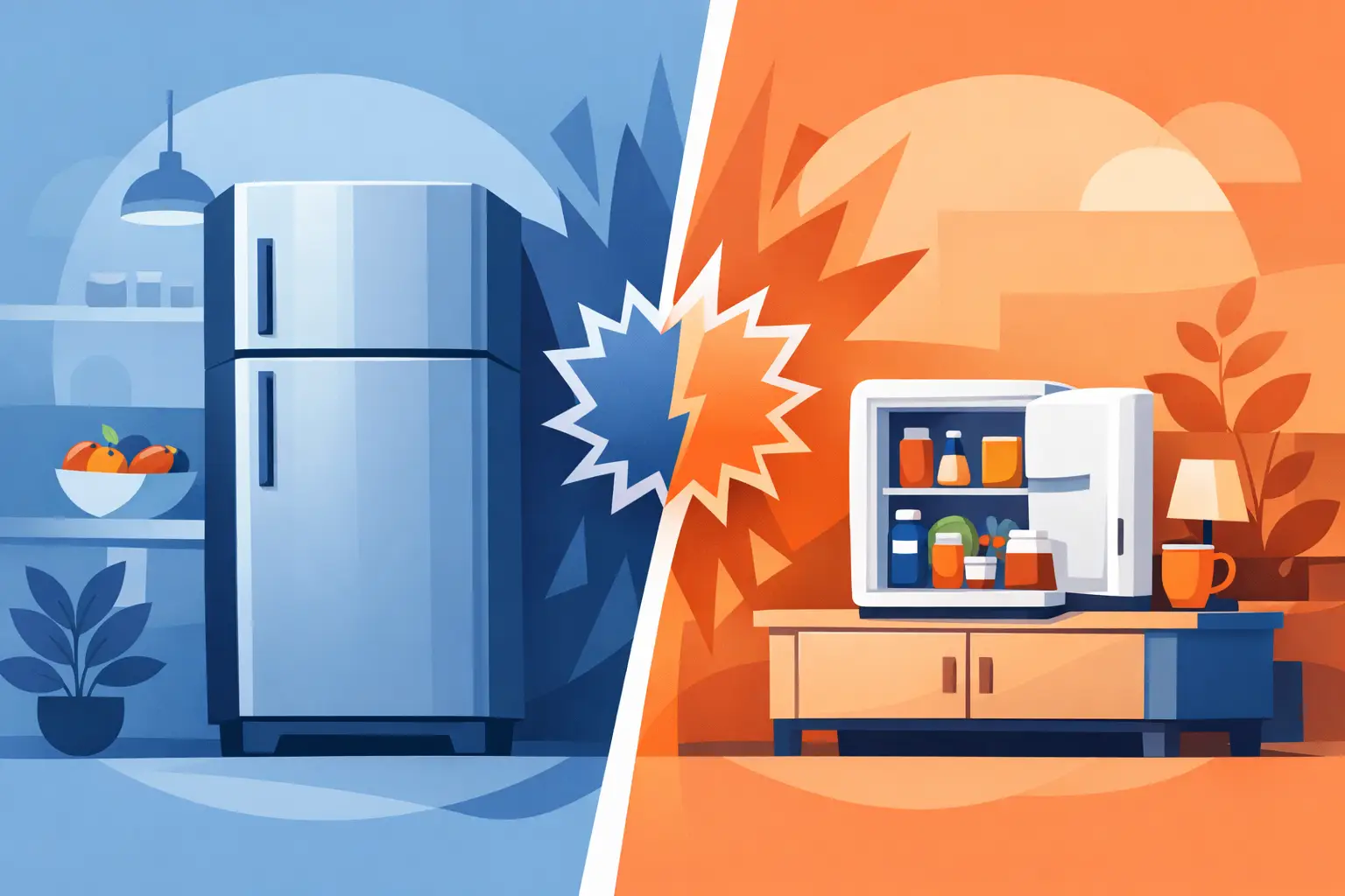 Nevera vs mini frigorífico cuál te conviene - rfflinkfirewood.com Nevera vs mini frigorífico: cuál te conviene