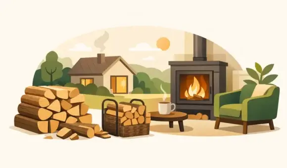 Beneficios de la leña kiln dried en casa