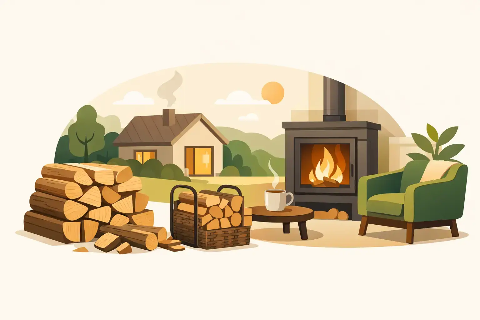 Beneficios de la leña kiln dried en casa - rfflinkfirewood.com Beneficios de la leña kiln dried en casa