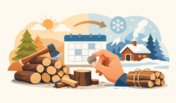 Cuándo comprar leña para invierno