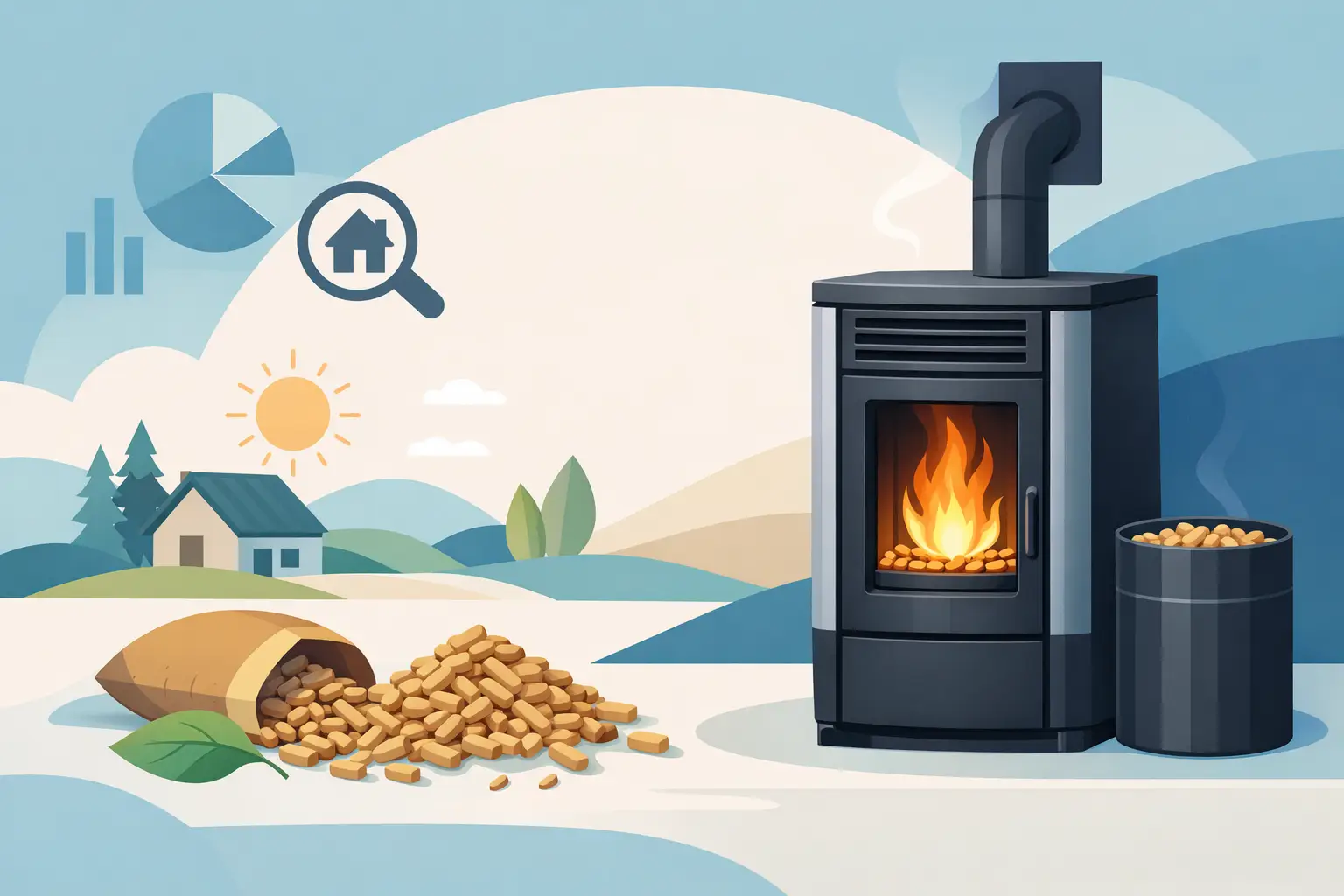 Guía de compra de estufa pellets - rfflinkfirewood.com Guía de compra de estufa pellets
