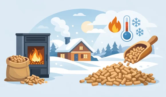 Mejores pellets para invierno doméstico