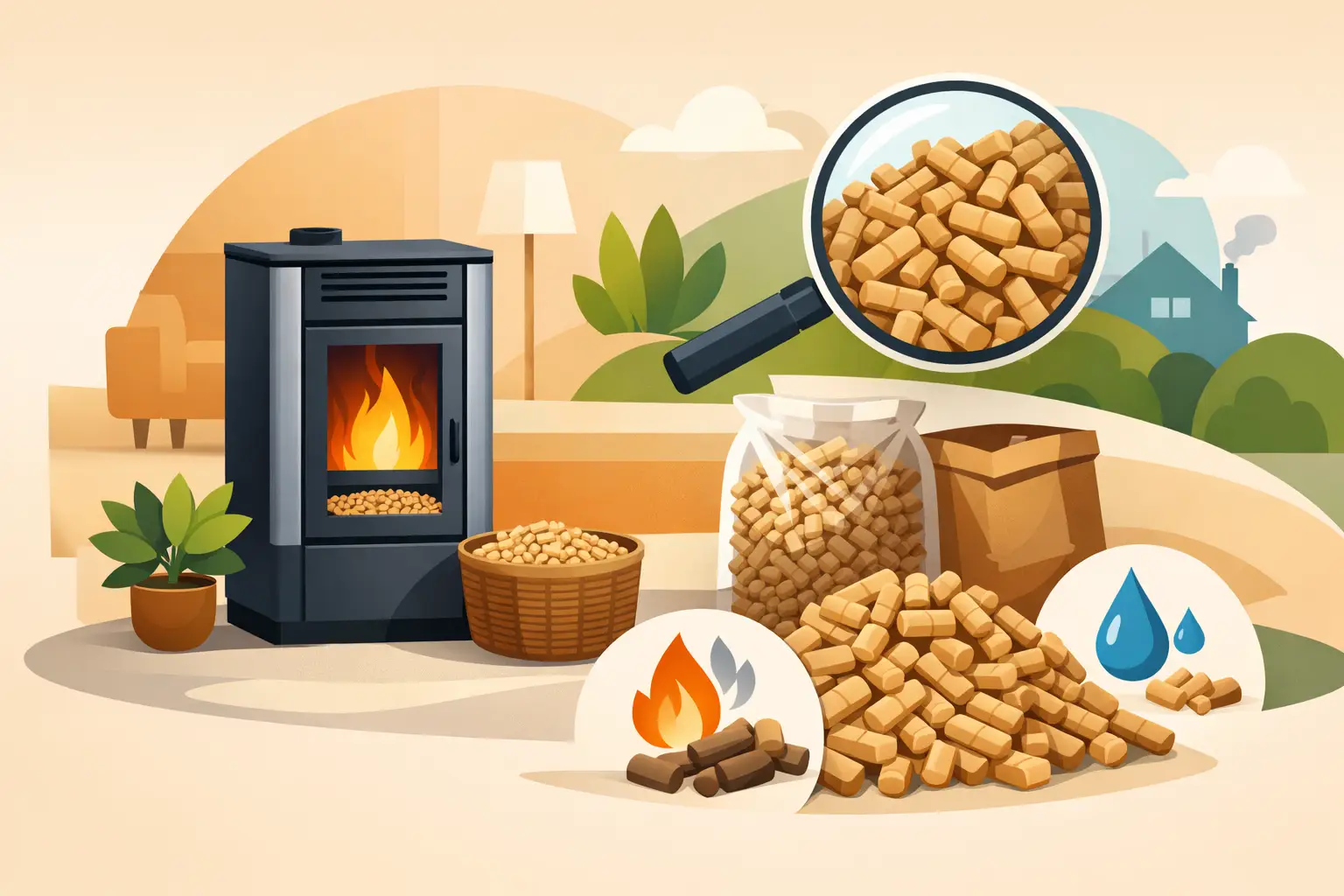 Pellets para calefacción doméstica qué mirar - rfflinkfirewood.com Pellets para calefacción doméstica: qué mirar